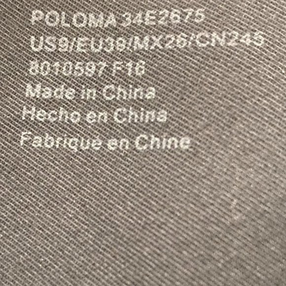 Calvin Klein Poloma Tall Black Wedge Boots w/ White Stripe Size 9 Women's - Picture 12 of 12